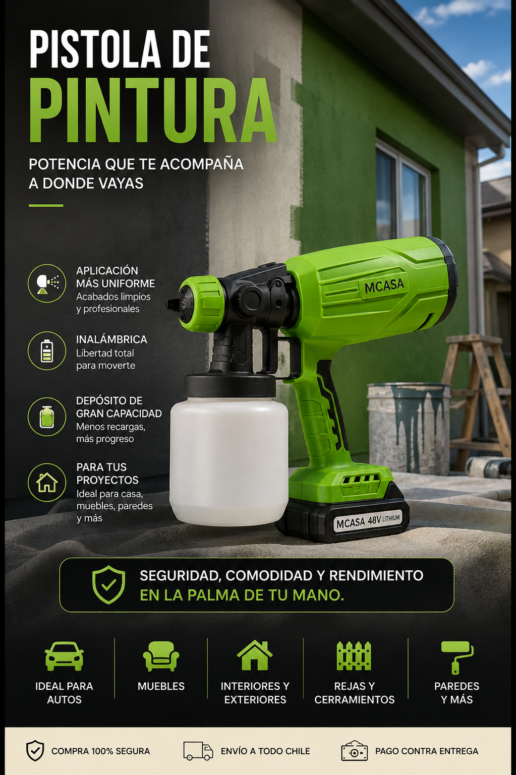 Pistola Para Pintar Inalambrica