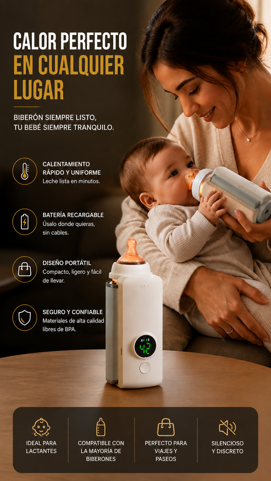 calentador de biberon inalambrico bebe